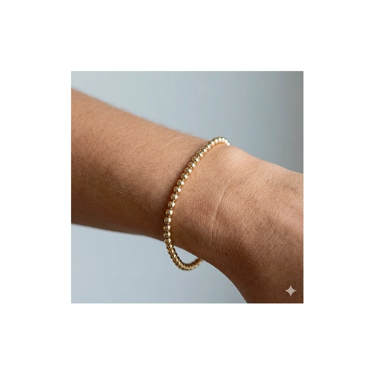 Pulseira Bolinhas 3mm